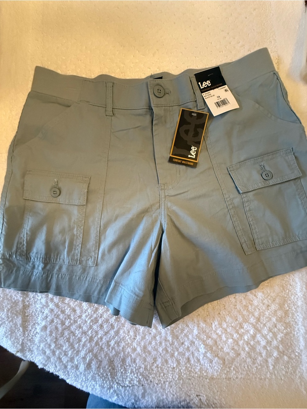 Lee Women's Comfort Waist Shorts, Size 14